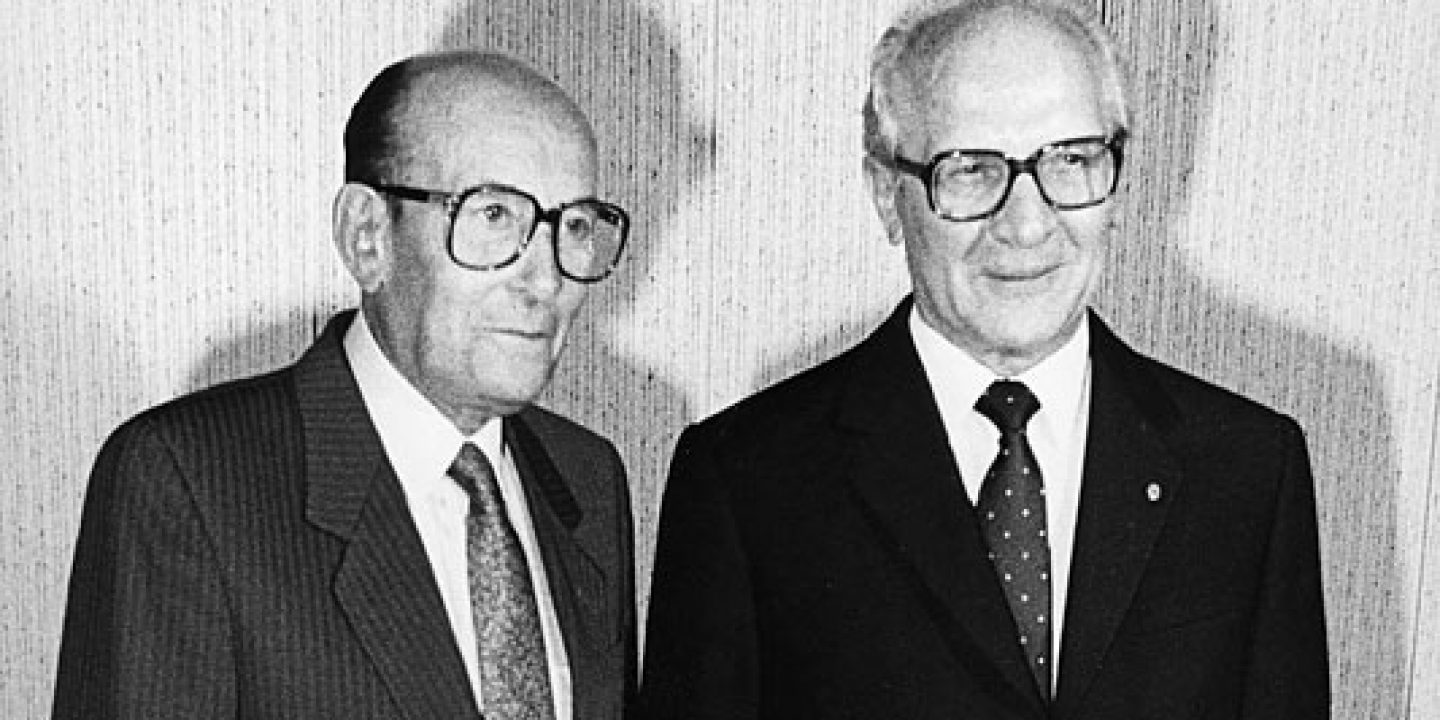 1988 Galinski bei Honecker Jüdische Allgemeine