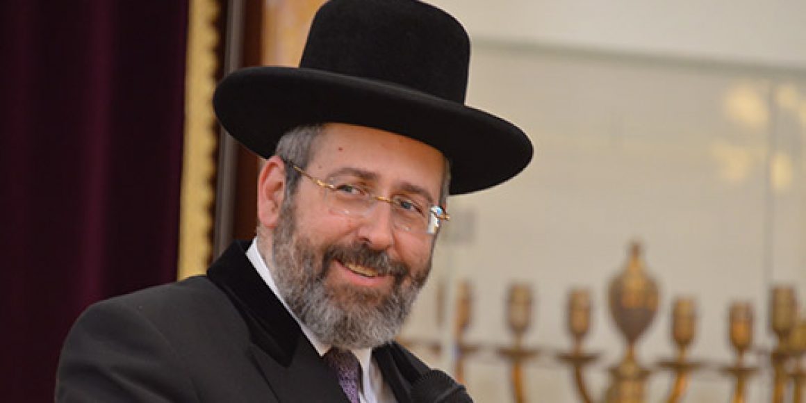 Der aschkenasische Oberrabbiner von Israel, David Lau