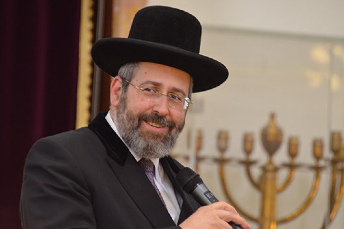 Der aschkenasische Oberrabbiner von Israel, David Lau