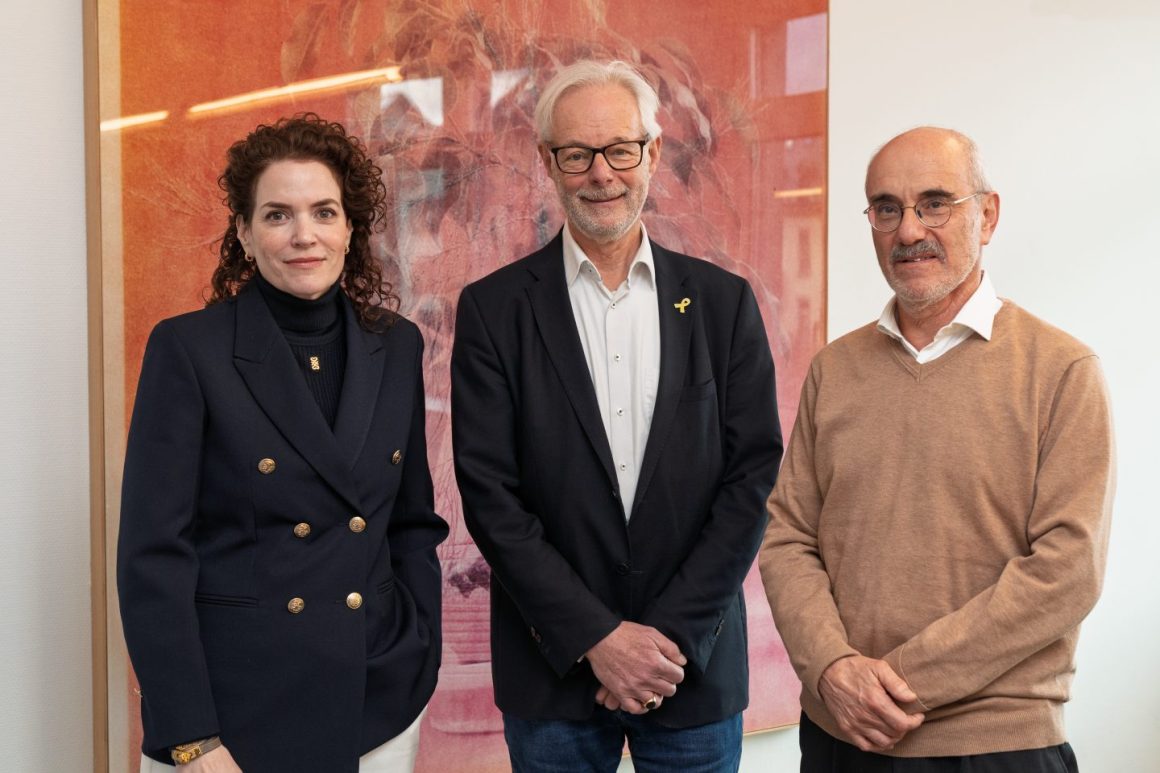 Bereit fürs ICZ-Präsidium: Noëmi van Gelder, Edi Rosenstein und Arthur Braunschweig (v.l.n.r.).