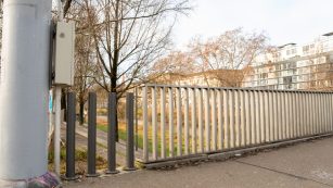 Der Eruv kann auch teilweise aus ergänzten bei der Sigi-Feigel-Terrasse