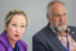Die schwedischen Linken-Politiker Hanna Gedin und Jonas Sjöstedt