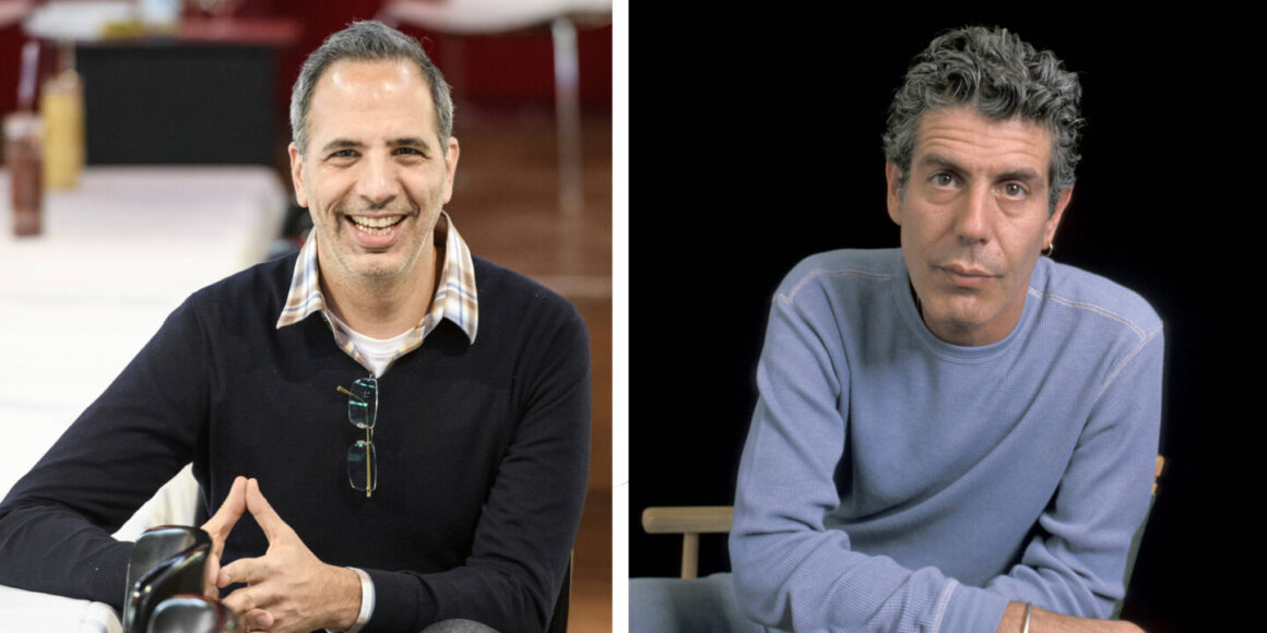 Yotam Ottolenghi (l.) und Anthony Bourdain