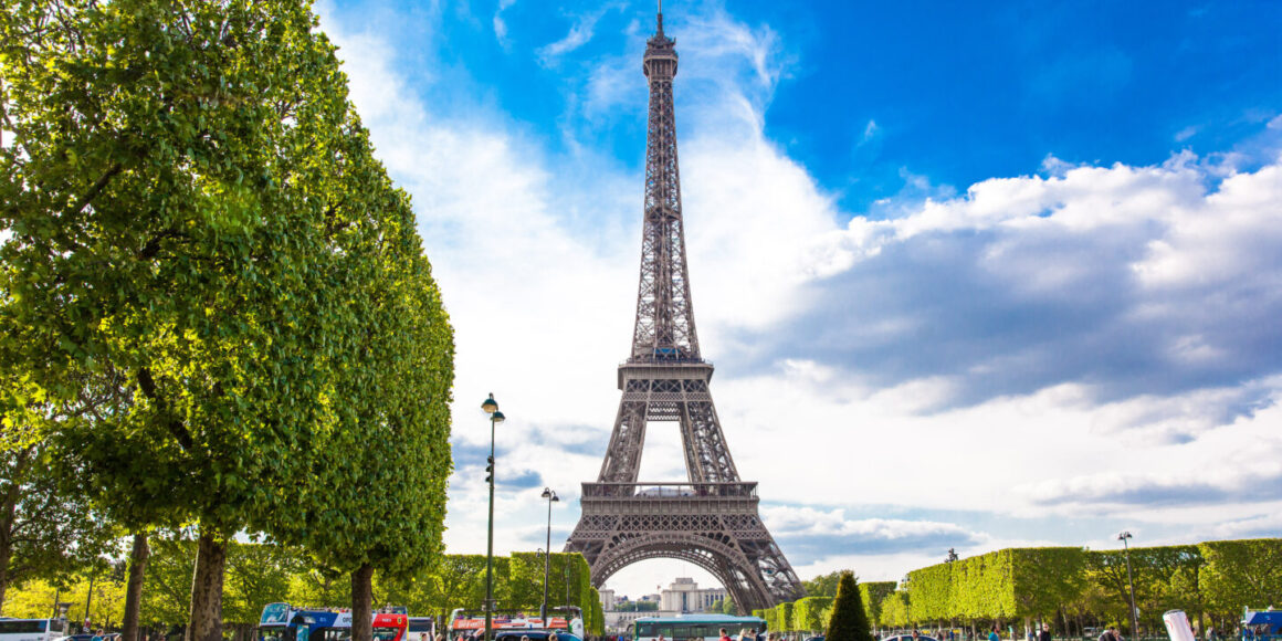 Paris, Frankreich mit Eiffelturm