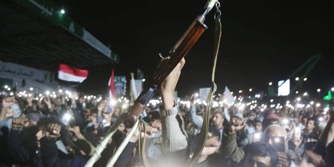 Unterstützer der Huthi-Miliz demonstrieren in Sanaa, 11. September