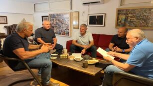 Die Chefs der Oppositionsparteien